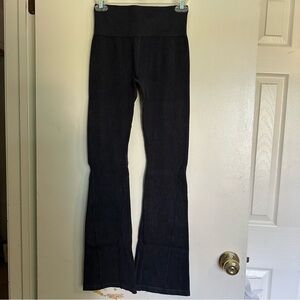 ribbed boot cut leggings